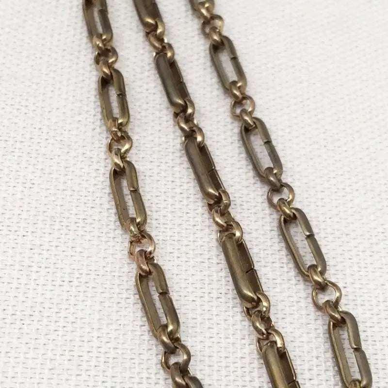 1 Foot Vintage Brass Chain - Sea Beads