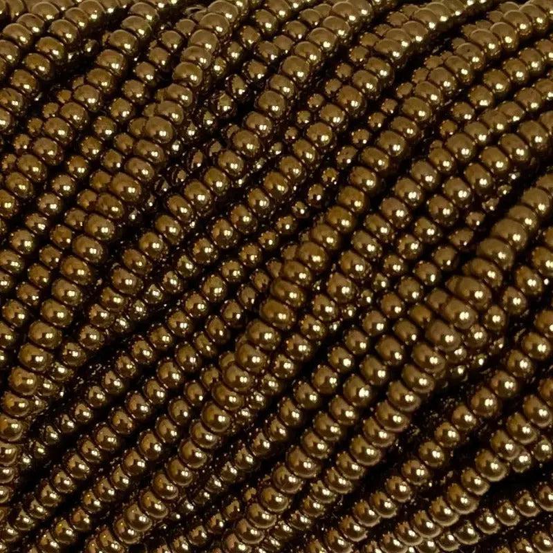 1-Hank-Bronze-Czech-Glass-Seed-Beads-11-0-83268940