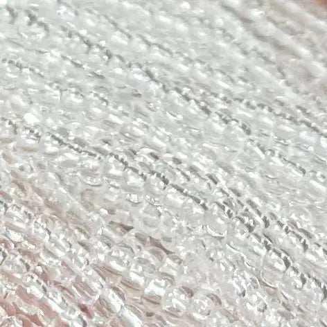 1 Hank Clear Czech Glass Seed Beads - Sea Beads
