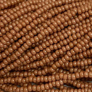 1 Hank Brown Darkest Czech Glass Seed Beads - Sea Beads