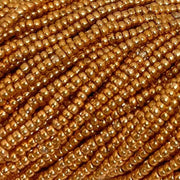 Gold Metallic Czech Glass Seed Beads