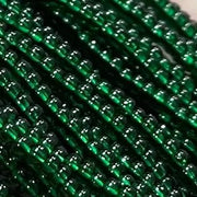 1 Hank Green Hunter Czech Glass Seed Beads - Sea Beads