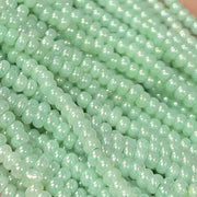 1 Hank Green Light Czech Pearl Glass Seed Beads - Sea Beads