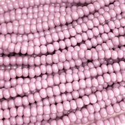 1 Hank Pink Mauve Lamella Czech Glass Seed Beads - Sea Beads