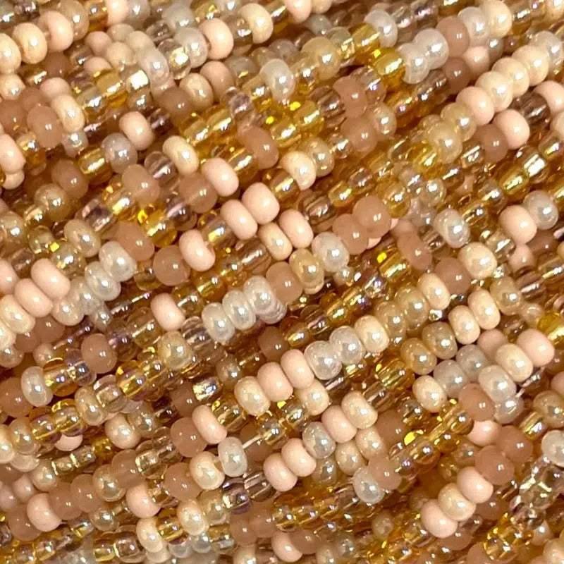 1 Hank Mixed Saharan Sands Czech Glass Seed Beads - Sea Beads