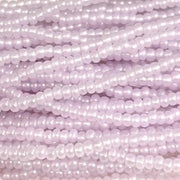 1 Hank Purple Pearl Opal Lavender Czech Glass Seed Beads - Sea Beads