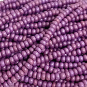 1 Hank Purple Cardinal Supra Czech Glass Seed Beads - Sea Beads