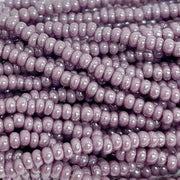 1 Hank Purple Lavender Luster Czech Glass Seed Beads - Sea Beads