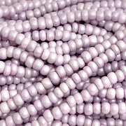 1 Hank Purple Lavender Supra Pearl Czech Glass Seed Beads - Sea Beads