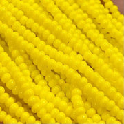 1 Hank Yellow Lemon Czech Glass Seed Beads - Sea Beads