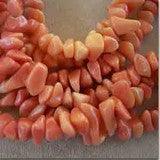 1 Stand Coral Chip Beads - Sea Beads
