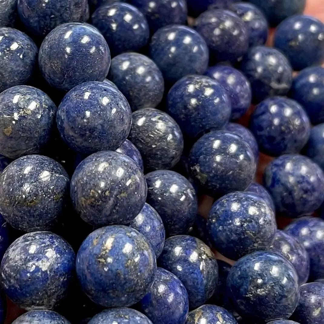 1 Strand Lapis Gemstone Round Beads - Sea Beads