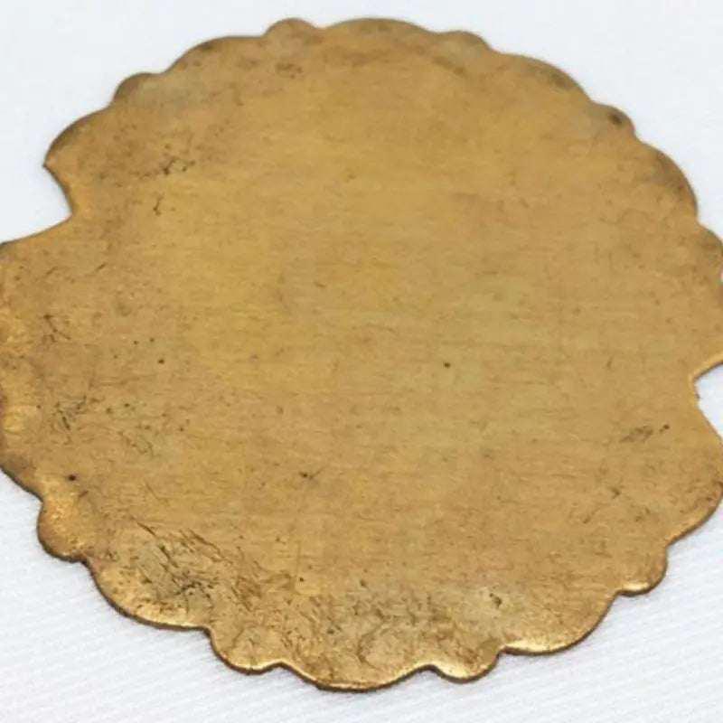 1 Vintage Brass Large Flower Blank Stamping - Sea Beads