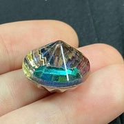 1 Vintage Vitrail Medium Austrian Crystal Cabochon - Sea Beads