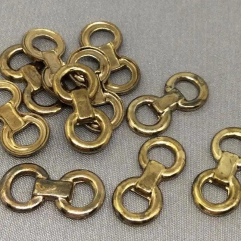 10 Vintage Metal Connector Links - Sea Beads