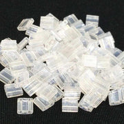 10g Clear Luster Two Hole Miyuki Tila Glass Beads - Sea Beads