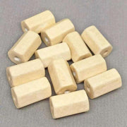 12 Vintage Light Golden Beige Japan Glass Beads - Sea Beads