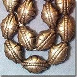 20 Vintage Metal Pattern Beads #3673 - Sea Beads
