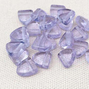 20 Vintage Purple Alexandrite Czech Drop Glass Beads - Sea Beads