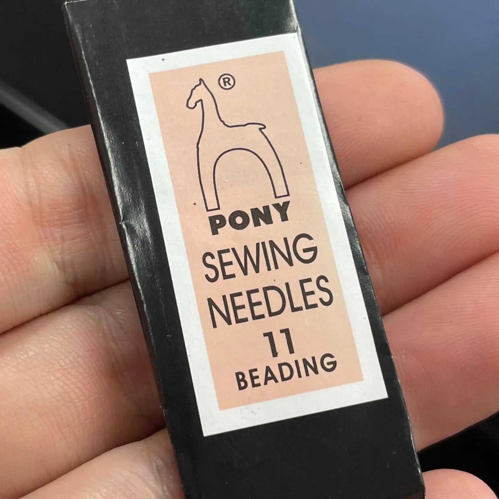 25 Pony Needles #11 - Sea Beads