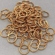 25 Vintage Brass Jump Rings - Sea Beads