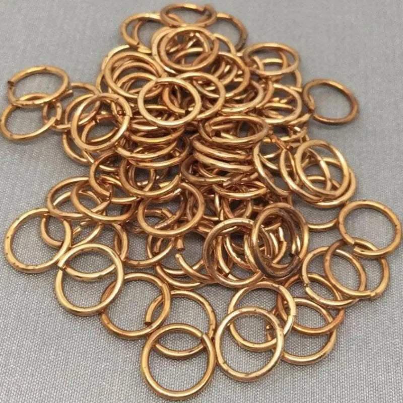 25 Vintage Brass Jump Rings - Sea Beads