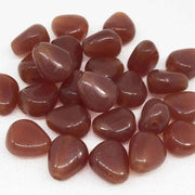 25 Vintage Carnelian Glass Beads - Sea Beads