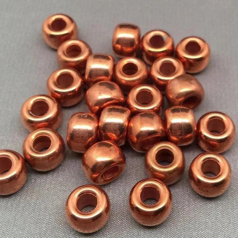 25 Vintage Copper Coated Crow Resin Beads - Sea Beads
