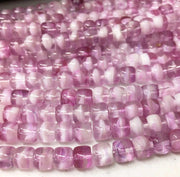 25 Vintage Pink Czech Glass Beads - Sea Beads