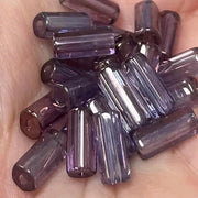25 Vintage Purple Czech Luster Glass Beads - Sea Beads