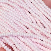1 Hank Pink Petal Czech Glass Seed Beads - Sea Beads