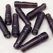 10 Vintage Purple Czech Glass Focal Beads - Sea Beads