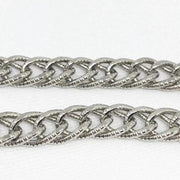 1 Foot Silver Plated Antiqued Rollo Chain - Sea Beads