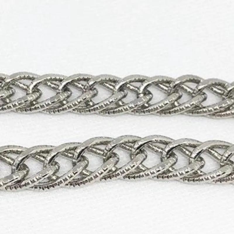 1 Foot Silver Plated Antiqued Rollo Chain - Sea Beads