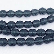 50 Blue Montana Czech Faceted Glass Beads - Sea Beads