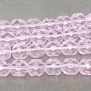 50 Pink Baby Czech Fire Polished Glass Beads - Sea Beads