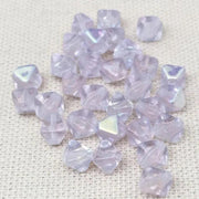 50 Vintage Purple Alexandrite AB Czech Bicone Glass Beads - Sea Beads