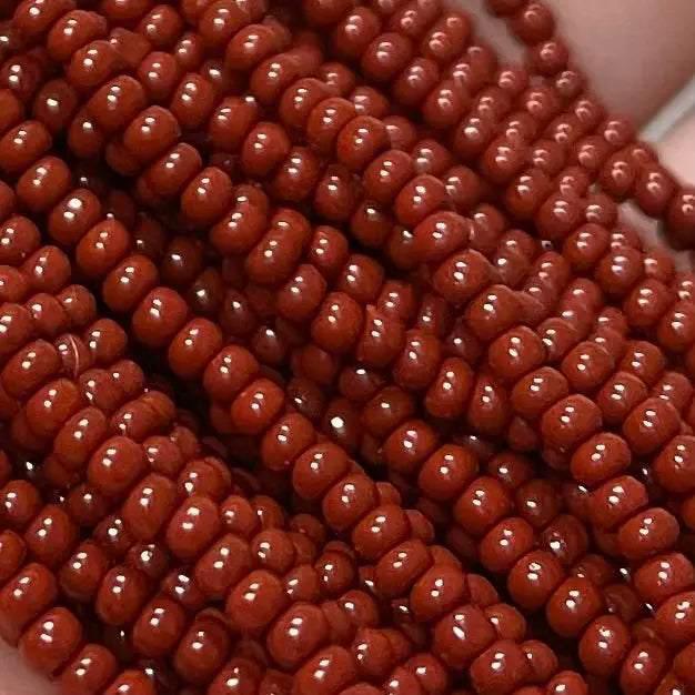 1 Hank Brown Czech Glass Seed Beads