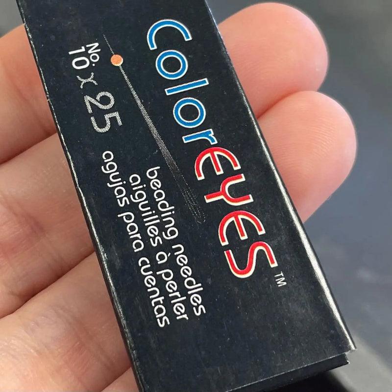 25 Color Eye Beading Needles Size #10
