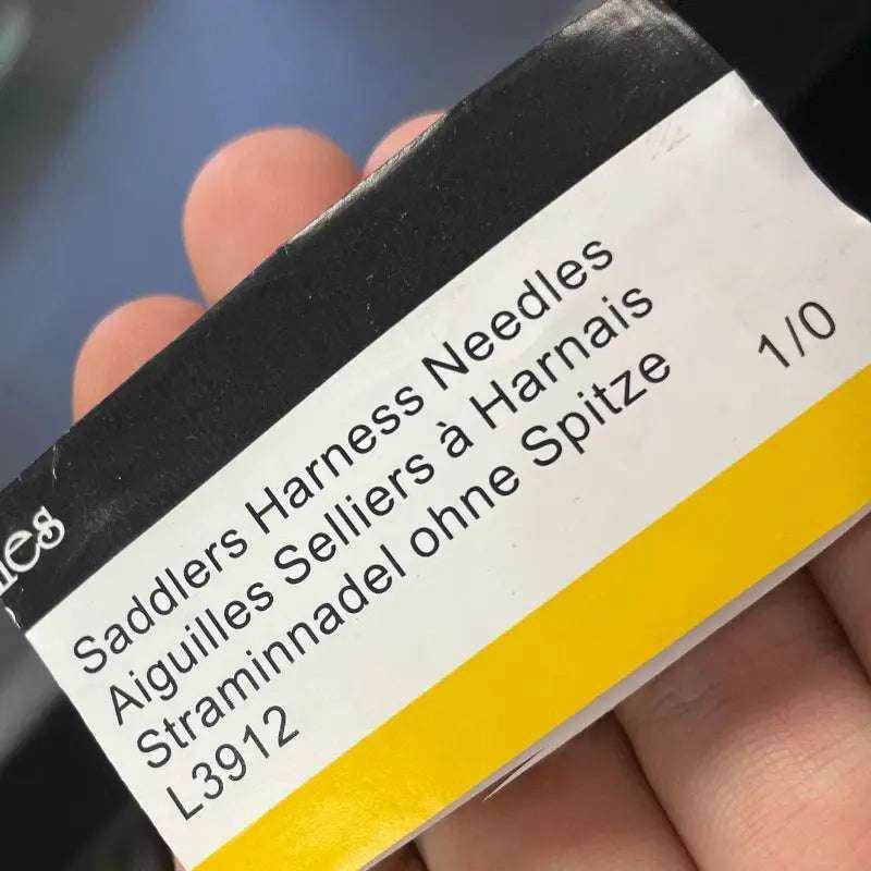 5 Saddle Harness Needles Size #1/0