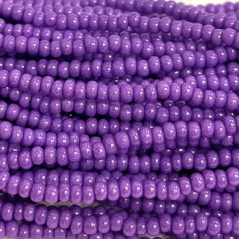 1 Hank Purple Violet Czech Glass Seed Beads