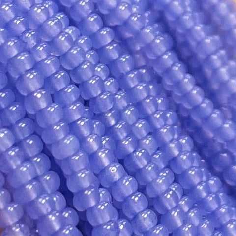 1 Hank Tanzanite Opal Czech Glass Seed Beads