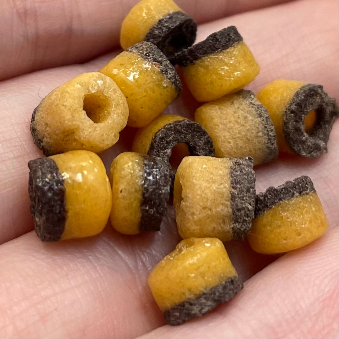12 Vintage African Sand Trade Beads