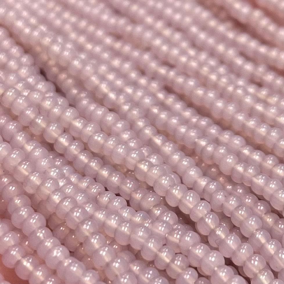 1 Hank Brown Colorado Topaz Czech Opal Glass Seed Beads