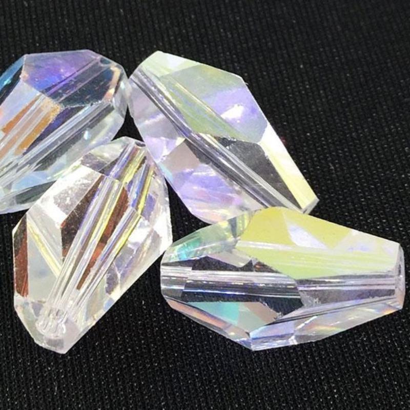 4 AB Clear Swarovski Polygon Crystal Beads Art 5203